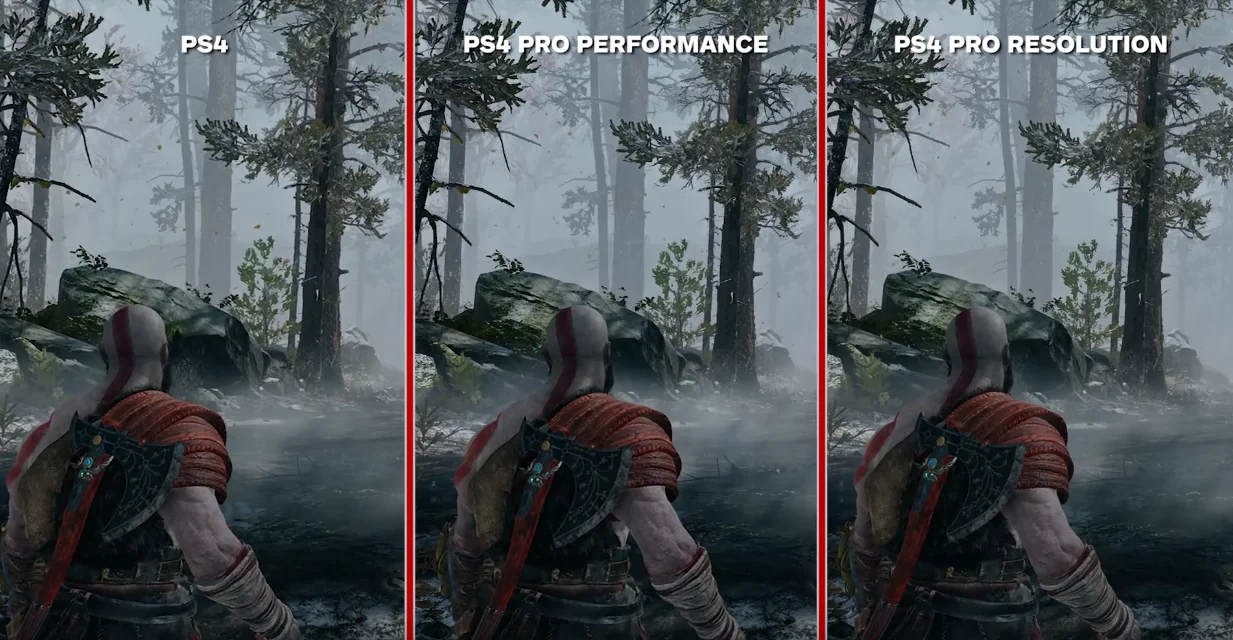 «Требуется орлиное зрение!»: видеосравнение графики God of War на PS4 и PS4 Pro - фото 1