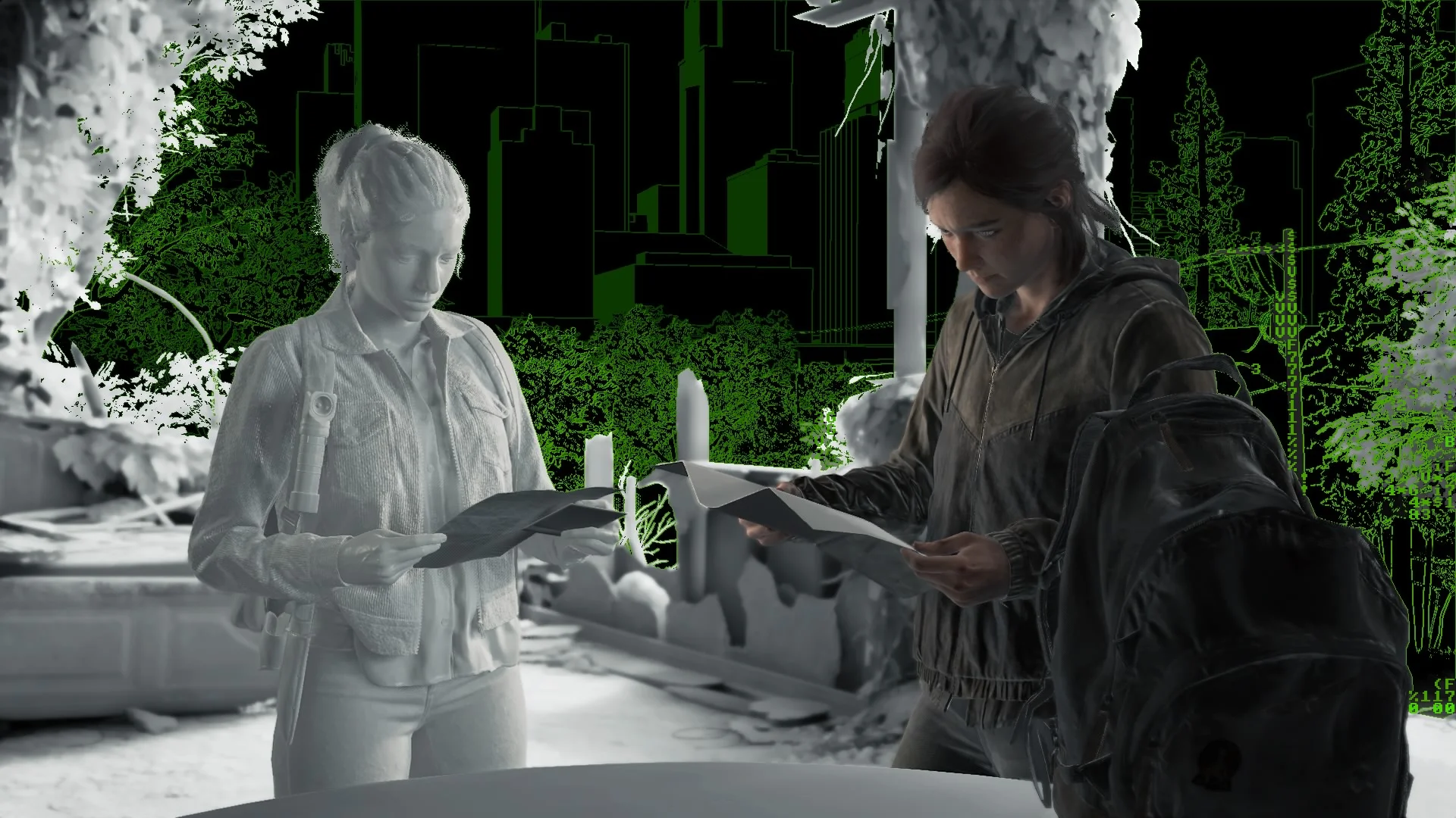 Пиксельный Джоэл и мультяшная Элли. 25 кадров The Last of Us: Part 2 с новыми графическими режимами - фото 16