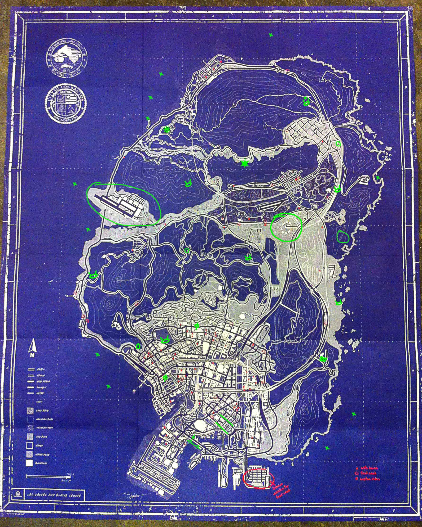 Карта гта 5 площадь