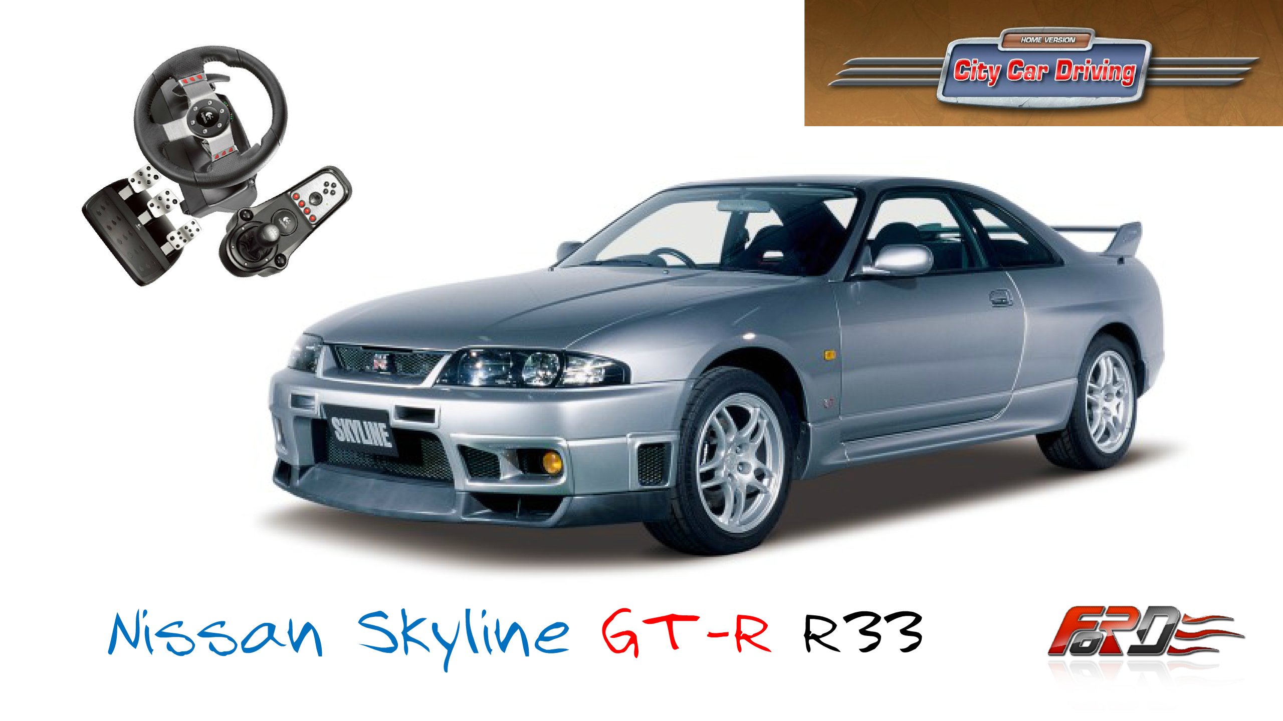 Nissan Skyline GTR R33 - тест-драйв, обзор, drift, японский корч City Car Driving . - Изображение 1 Nissan Skyline GTR R33 - тест-драйв, обзор, drift, японский корч City Car Driving . - Изображение 1