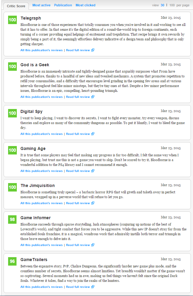 Bloodborne (93) - плюсы и минусы отмеченные журналистами, а также оценки Metacritic . - Изображение 2 Bloodborne (93) - плюсы и минусы отмеченные журналистами, а также оценки Metacritic . - Изображение 2