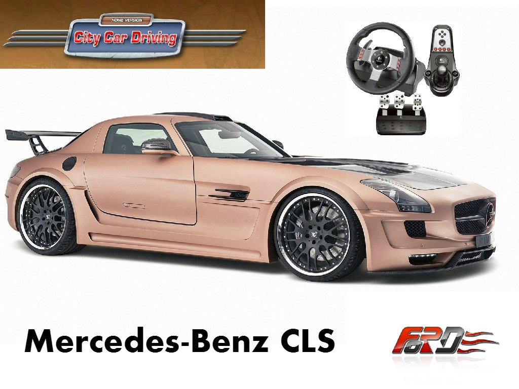 Mercedes Benz SLS AMG тест драйв, обзор легендарного и быстрого автомобиля City Car Driving . - Изображение 1 Mercedes Benz SLS AMG тест драйв, обзор легендарного и быстрого автомобиля City Car Driving . - Изображение 1