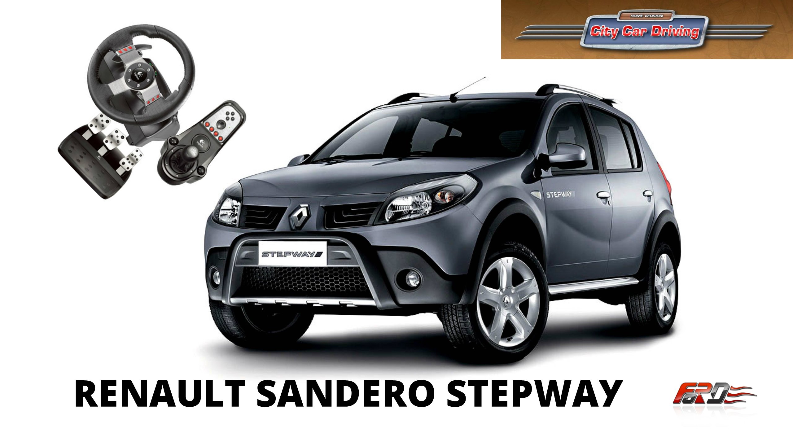 Renault Sandero Stepway - тест-драйв, обзор автомобиль для бедных в City Car Driving . - Изображение 1 Renault Sandero Stepway - тест-драйв, обзор автомобиль для бедных в City Car Driving . - Изображение 1