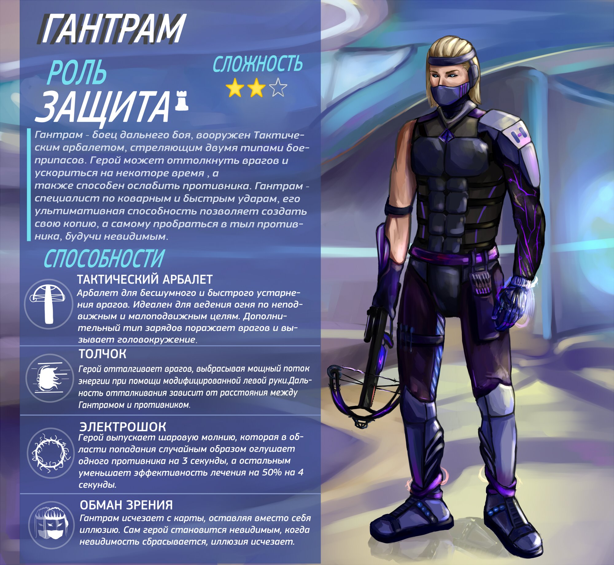 Гантрам - новый герой Overwatch. - Изображение 1 Гантрам - новый герой Overwatch. - Изображение 1