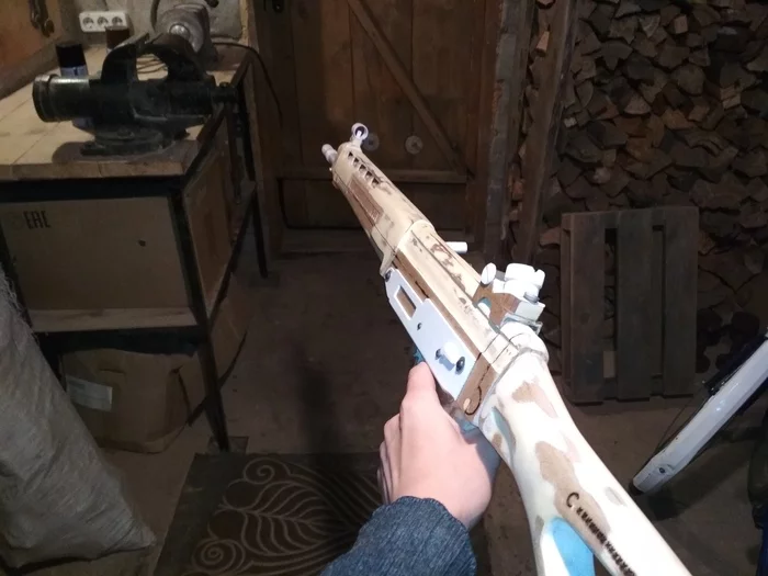 Своими руками - деревянный макет SIG-550 Стрелка из игры S.T.A.L.K.E.R. - Изображение 10 Своими руками - деревянный макет SIG-550 Стрелка из игры S.T.A.L.K.E.R. - Изображение 10