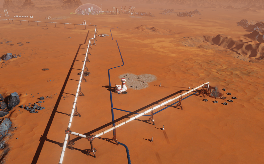 трубы в Surviving Mars